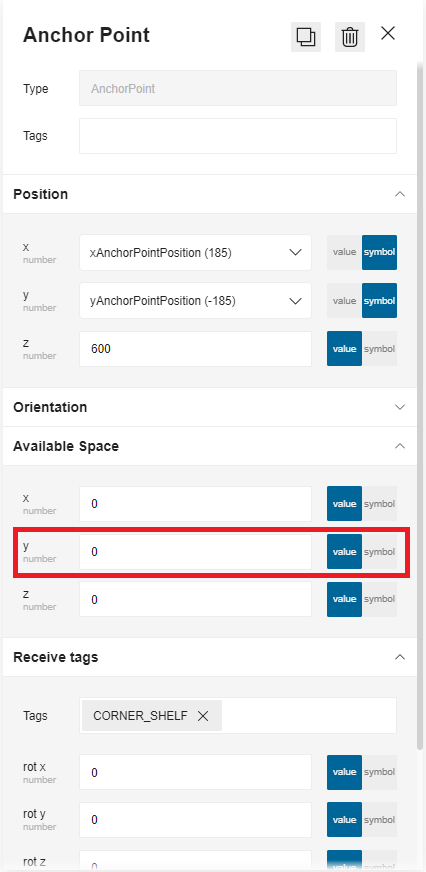 Resize depth