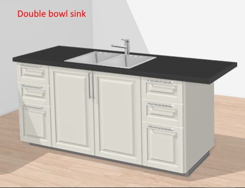 Cabinet with sink