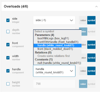 Overload component