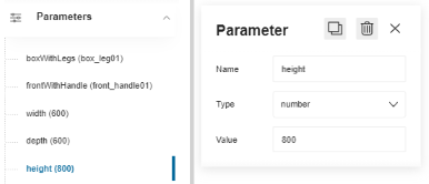 Size parameters